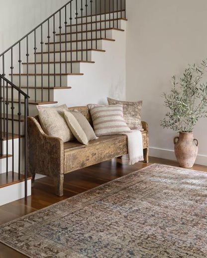 Loloi Amber Lewis Georgie Collection GER-09 Multi/Spice 7'-6" x 9'-6", .19" Pile Height, Area Rug