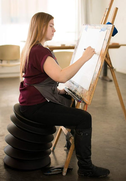 ExtraErgo Ergonomic Stool for Active Sitting (Black)