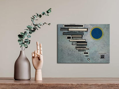 Wieco Art Canvas Wall Art Wassily Kandinsky Unequal 1932 Picture Print of Famous Paintings Canvas Prints Abstract Wall Art for Home Decor office decorationsand