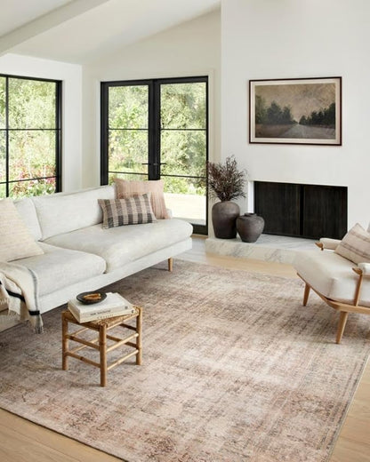 Loloi Amber Lewis Georgie Collection GER-02 Ocean/Sand 10'-0" x 14'-0", .19" Pile Height, Area Rug