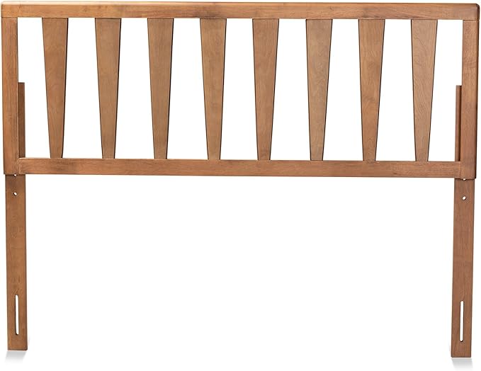 Baroque Beauty Headboard - Elegant Ash Walnut Finish, Wood Construction, Classic Design for Timeless Bedroom Style King