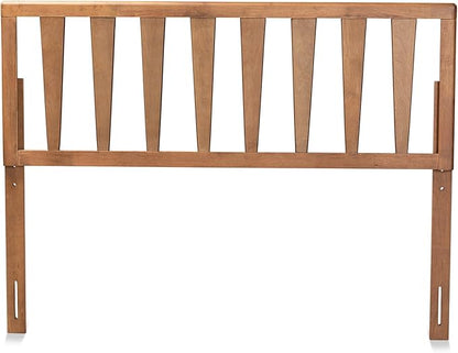 Baroque Beauty Headboard - Elegant Ash Walnut Finish, Wood Construction, Classic Design for Timeless Bedroom Style King