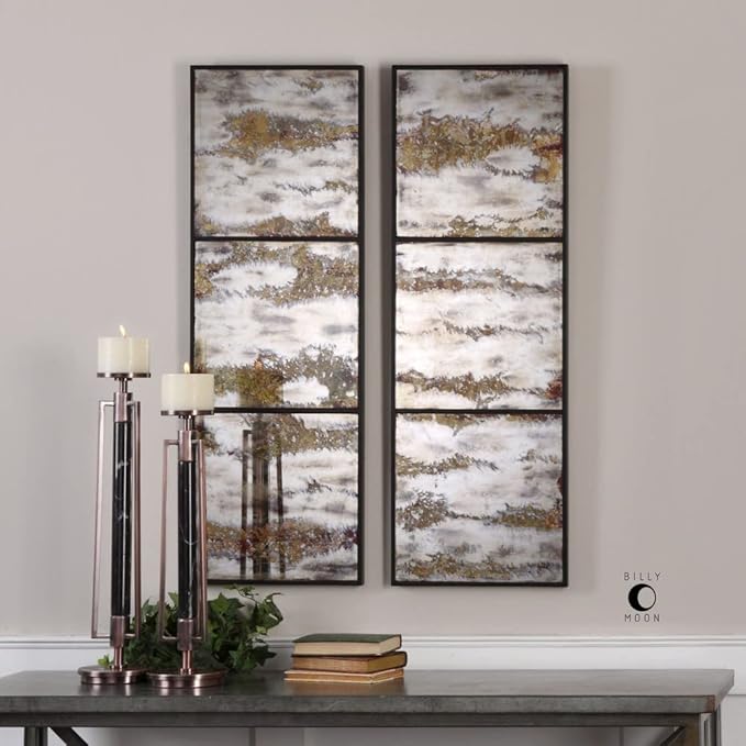 Uttermost Rahila 2-Piece 42" High Framed Wall Art Set