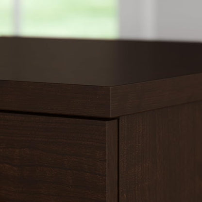 Bush Furniture 2 Drawer Lateral File Cabinet, Letter and Legal-Size Document Storage for Home or Professional Office, Somerset Collection, Mocha Cherry