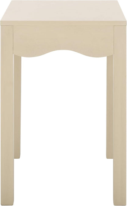 SAFAVIEH Home Collection Litith Sand Square Wave Accent Table