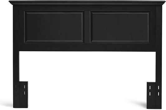 Mantua Arcadia Wood Headboard (Twin, Ebony)