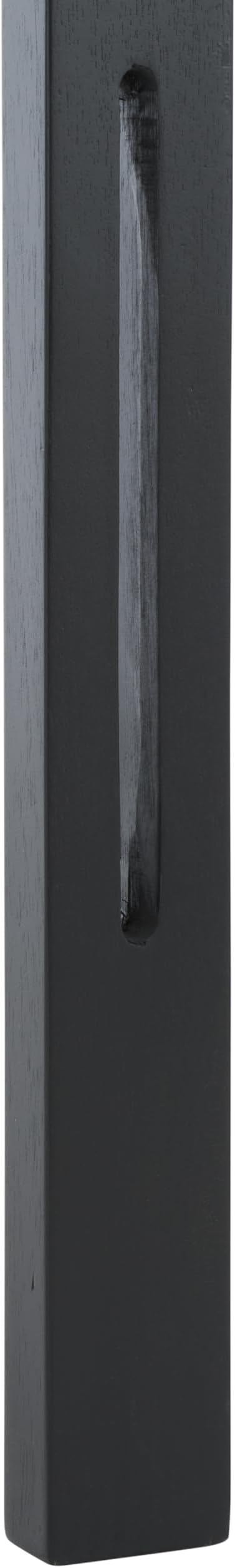 SAFAVIEH Home Collection Halvor Rattan King Size Headboard Solid Wood Black Frame & Natural Brown