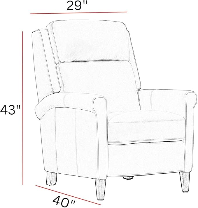Parker Living Northfield - Walnut Whirl Manual Recliner