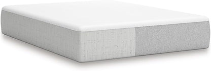 Signature Design by Ashley California King Size Cool Max 12 Inch Medium Plush Cooling Gel Infused Memory Foam Mattress for Pressure Relief, Fiberglass Free, Mattress in A Box