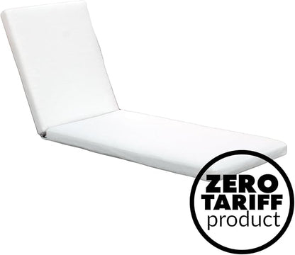 Tommy Bahama Chaise Cushion, 26" X 82" X 2.5", Bamboo Bay Bone
