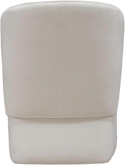 Liberty Furniture Accent Dining Chairs with Castors - Rounded Arm - Ivory Upholstry - Set of Four