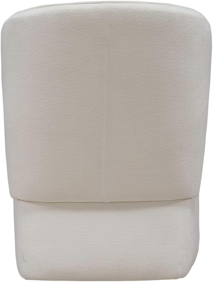 Liberty Furniture Accent Dining Chair with Castors - Rounded Arm - Ivory Upholstry