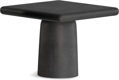 SIMPLIHOME Zachary Coffee Table 2-Piece Set - 42 inch Wide Cast Aluminum Square Living Room Tables in Graphite and Black Nickel, Contemporary Nesting Center Table Set with Flexible Style, Assembled