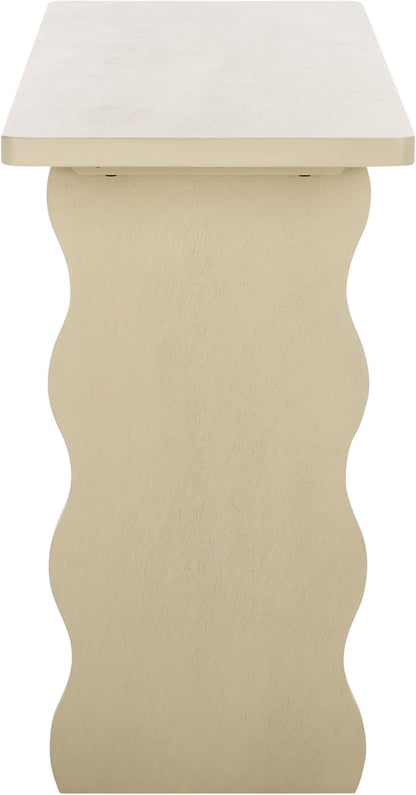 SAFAVIEH Home Collection Preslyn Sand Console Table for Entryway, Living Room, Foyer