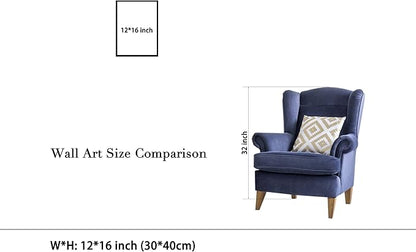 Wieco Art Canvas Prints Above and Left,1925 by Wassily Kandinsky Classic Art Reproductions Canvas Wall Art for Home Decoration
