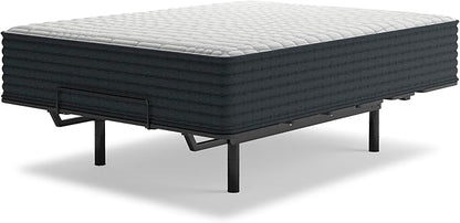 Signature Design by Ashley Hybrid 1300 13 Inch Plush Gel Memory Foam Mattress with Edge Support for Pressure Relief, King, Fiberglass Free, Mattress in A Box