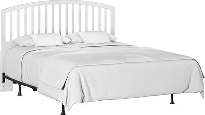Hillsdale Carolina Headboard with Bed Frame, Full/Queen, White