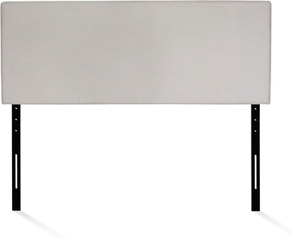 FURINNO Roanne Plain Headboard, Full, Fog