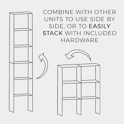 ClosetMaid 8956 Stackable 31-Inch Vertical Organizer, Espresso