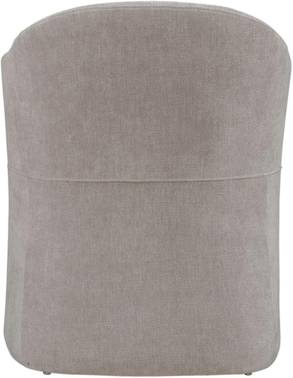 Liberty Furniture Accent Dining Chair with Castors - Squared Arm - Truffle Upholstry