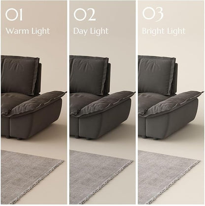 POVISON Oversized Modular Sectional Sailboat Sofa for Living Room with Adjustable Backrest Sectional Couches Large Deep Sofa Set 4 Seats Big Comfy Cloud Couch for House Office