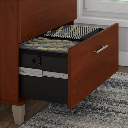 Pemberly Row Lateral File Cabinet in Hansen Cherry - Eng Wood