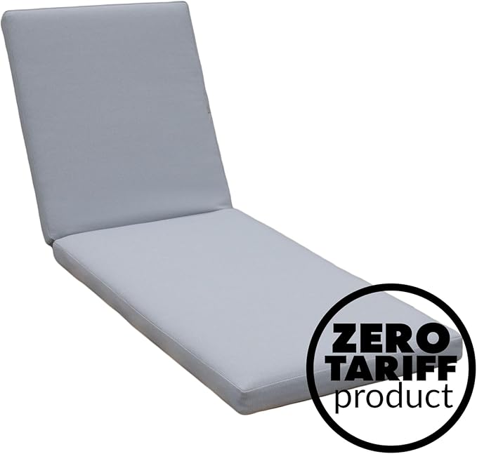 Tommy Bahama Chaise Cushion, 26" X 77" X 2.5", Bamboo Bay Cloud