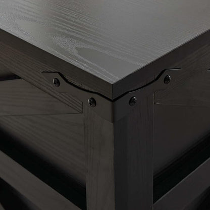 Lift Top Coffee Table, 31.5" Square Coffee Table with Storage, Farmhouse Coffee Tables for Living Room, Cocktail Tables with Large Hidden Compartment, Rustic Black