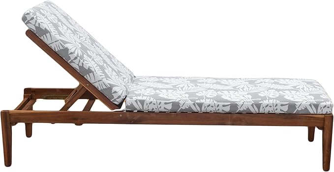 Tommy Bahama Chaise Cushion, 26" X 82" X 2.5", Tropical Chrome