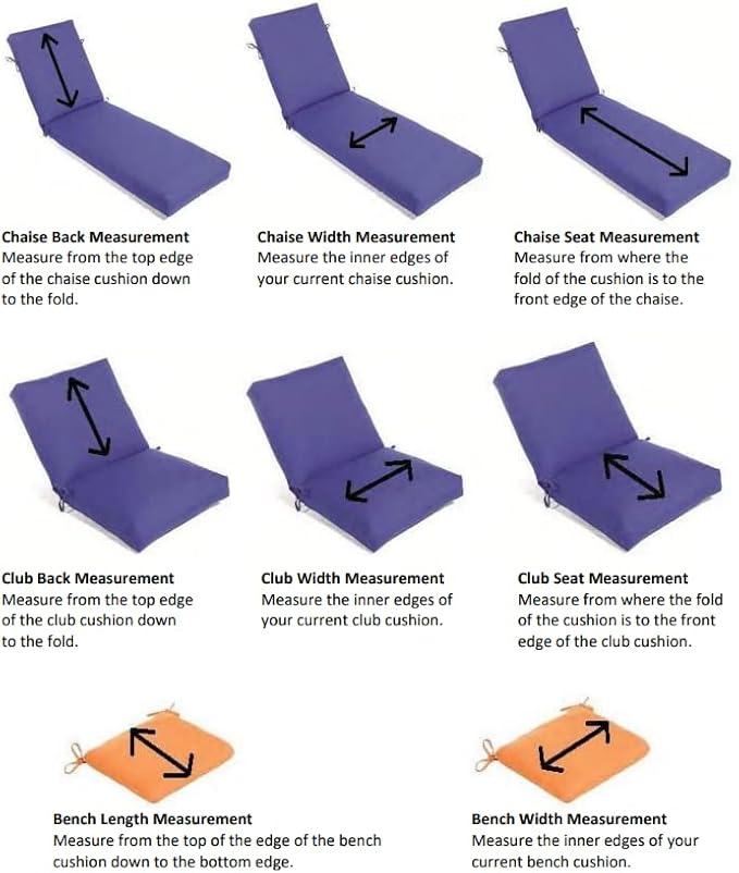 Sunbrella Patio Cushions - (2 Pack) - 20" W x 18" L x 2.5" T, Outdoor Chair Cushion with Comfort, Style & Durability Designed for Outdoor Living - Made in The USA