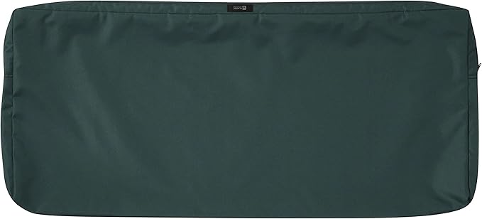 Classic Accessories Ravenna Water-Resistant 48 x 18 x 3 Inch Outdoor Bench/Settee Cushion, Patio Furniture Swing Cushion, Mallard Green