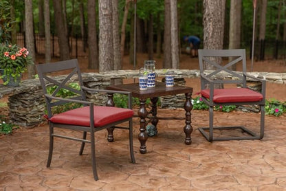 Sunbrella Patio Cushions - (2 Pack) - 18" W x 18" L x 2.5" T, Outdoor Chair Cushion with Comfort, Style & Durability Designed for Outdoor Living - Made in The USA
