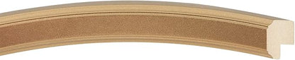OVALCREST Oval Beveled Wall Mirror for Home Decor - Toronto Style - Gold Spray - 26" x 22"