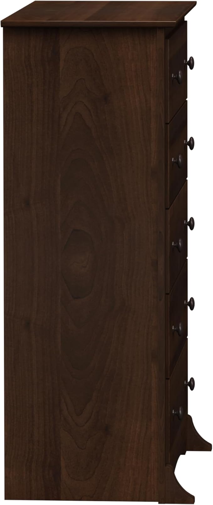 Prepac Sonoma Superior 5-Drawer Dresser for Bedroom - Spacious and Stylish Chest of Drawers, Measuring 17.75"D x 31.5"W x 44.75"H, In Espresso Finish