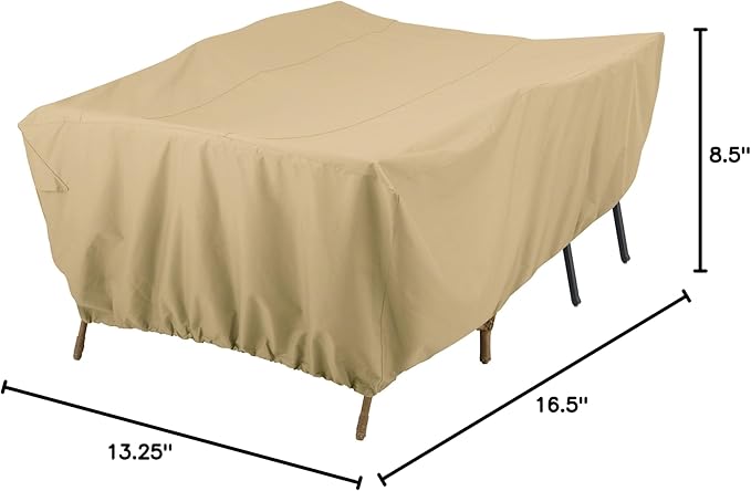 Classic Accessories Terrazzo 80 Inch Sectional Sofa/General Purpose Patio Furniture Cover
