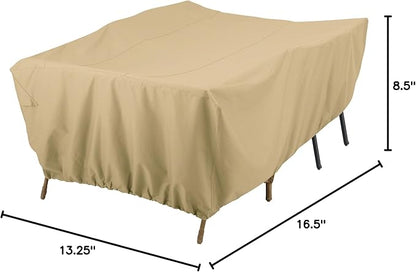 Classic Accessories Terrazzo 80 Inch Sectional Sofa/General Purpose Patio Furniture Cover
