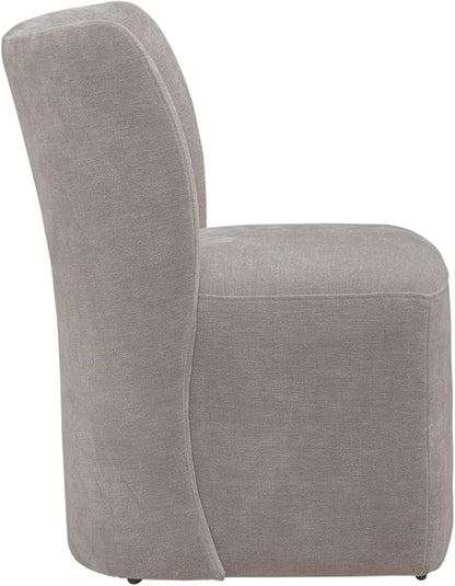 Liberty Furniture Accent Dining Chairs with Castors - Rounded Back - Truffle Upholstry - Set of Four