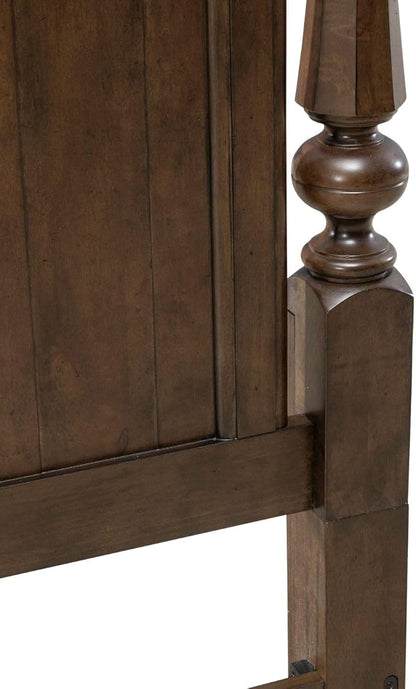 Liberty Furniture Arden Road Queen Arched Poster Bed Headboard - Satin Cherry