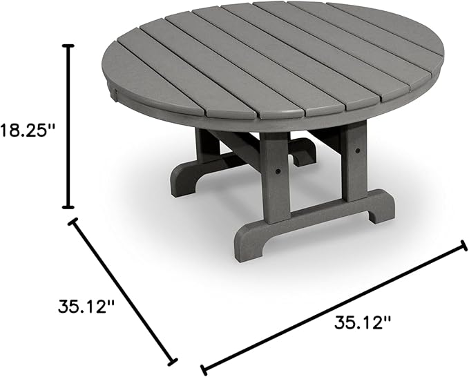 Trex Outdoor Furniture Cape Cod Round 36" Conversation Table
