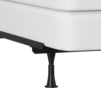 Hillsdale Carolina Headboard with Bed Frame, Full/Queen, White