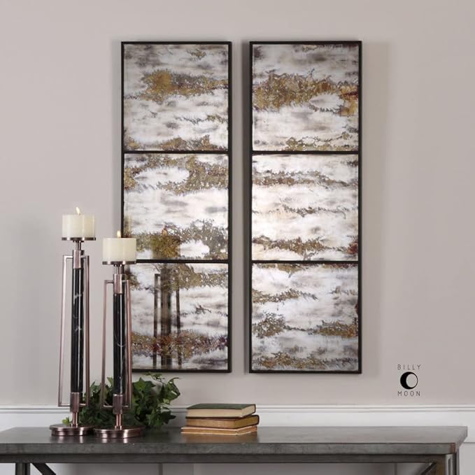Uttermost Rahila 2-Piece 42" High Framed Wall Art Set