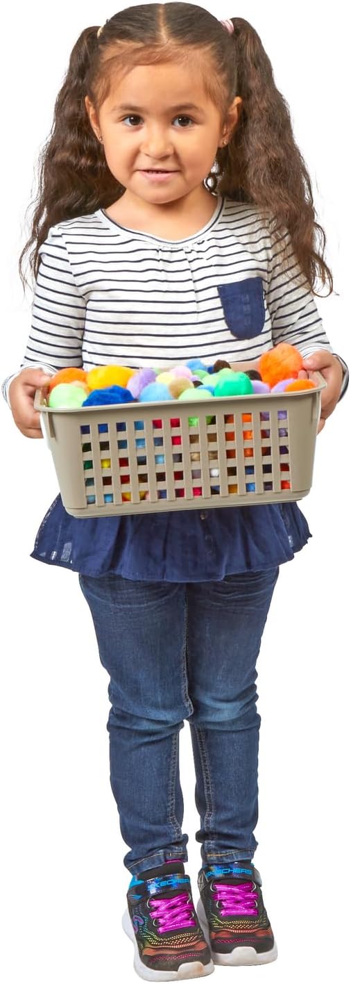 Really Good Stuff Medium Basket - Set of 6 -Tan