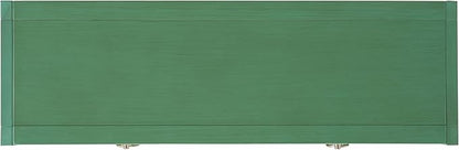 SAFAVIEH Home Collection Sadie Contemporary Turquoise Green 2-Drawer Console Table (Fully Assembled)
