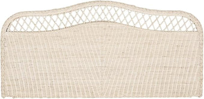 Safavieh Home Collection Sephina White Washed Rattan Headboard (King)