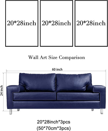 Wieco Art Extra Large The Cloud Tree Modern Gallery Wrapped Giclee Canvas Print Artwork Abstract Landscape 3 panels Pictures on Canvas Wall Art Ready to Hang for Living Room Kitchen Home Decor XL