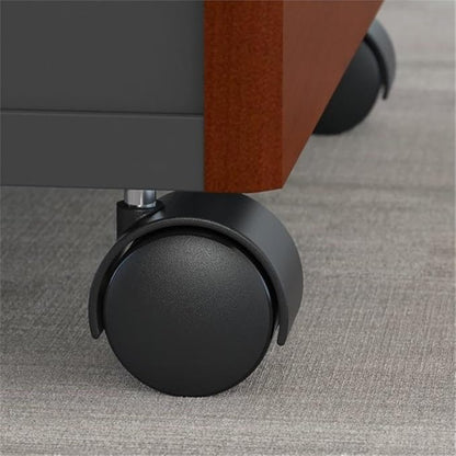 UrbanPro 72" W U-Shaped Desk with Hutch and Storage in Hansen Cherry