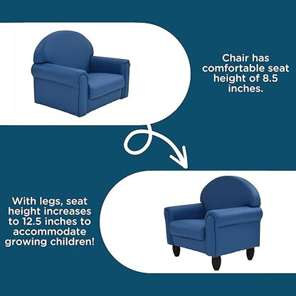 Children's Factory As We Grow Chair and Couch, Flexible Seating for Daycare or Preschool, Kids Reading Couch, Playroom Furniture, Deep Water