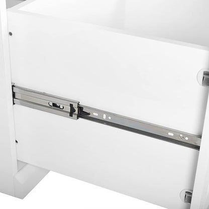 Crosley Furniture Harper 2-Piece Entryway Set with Shoe Rack Storage Bench and Wall Shelf with Coat Hooks, White