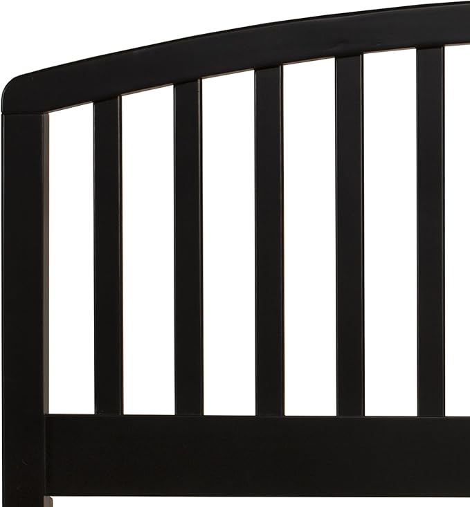 Hillsdale Furniture Carolina Headboard with Rails, Full/Queen, Black