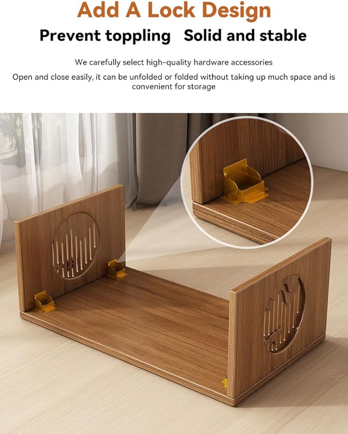 Japanese Folding Coffee Table, Low Coffee Table for Sitting on The Floor, Japanese Floor Table No Assembly Small Coffee Tables for Living Room Tatami Tea Room Dining Bedroom 31.5 Inch